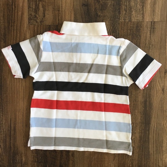 Janie and Jack Multicolor Striped Polo - Picture 4 of 4